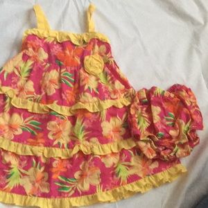 Floral 2 piece dress set